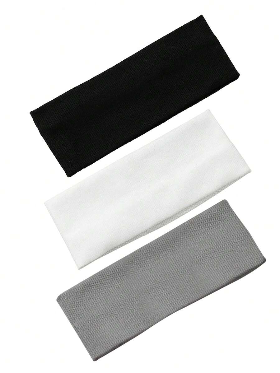 1/3/4pcs Solid Color Sports He - огляд і ціна Headband Summer Knit