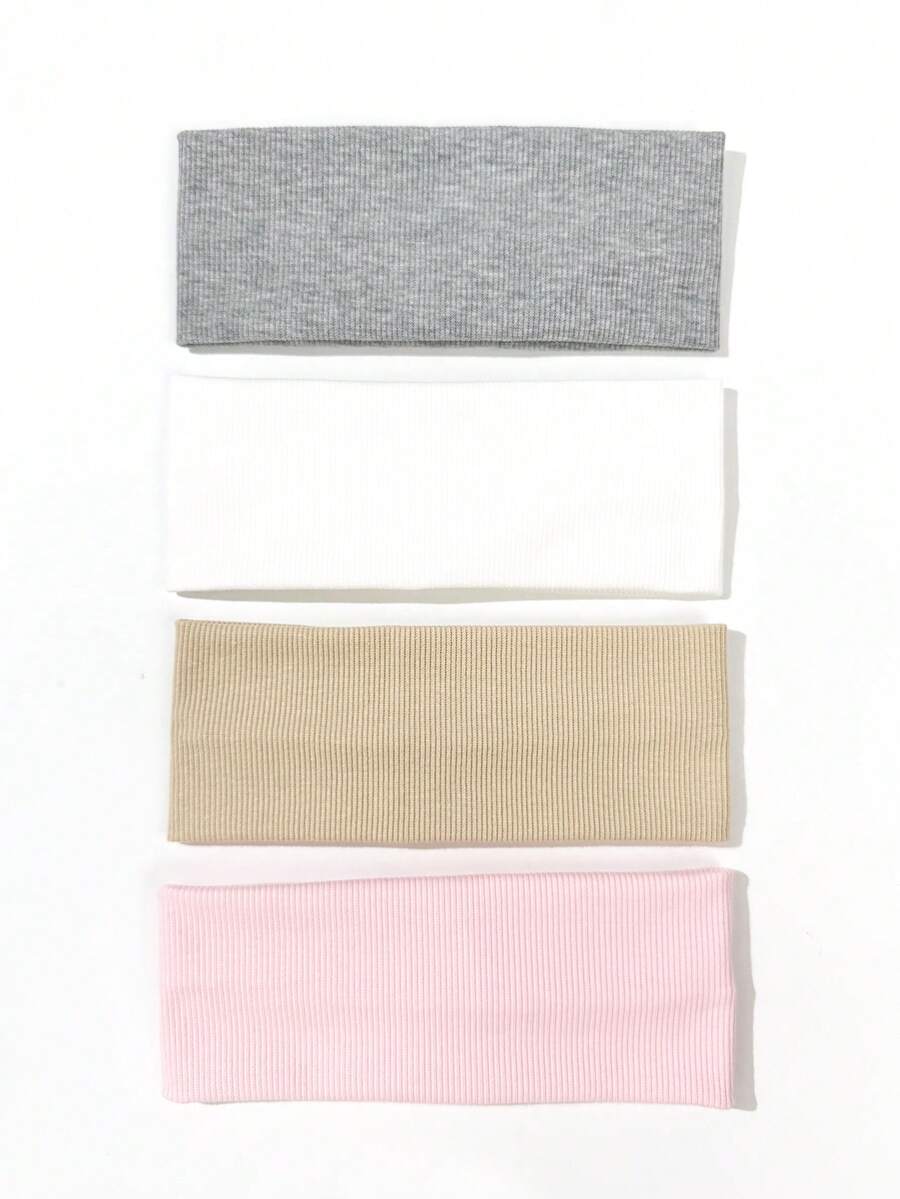 1/3/4pcs Solid Color Sports He - огляд і ціна Headband Summer Knit