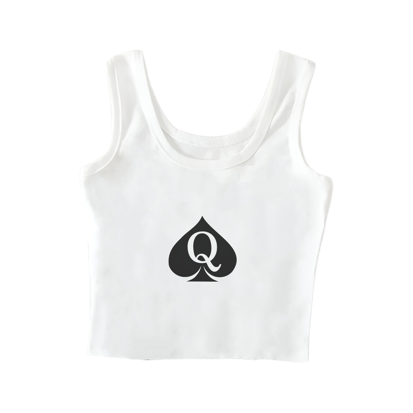 “Queen Of Spade” Womens Double - огляд і ціна Crop Top Crochet